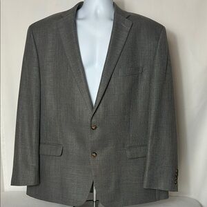 Ralph Lauren Men’s 48R Gray Two Button Lined Sports Coat Single Breasted Blazer